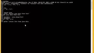 Read or convert json data from or to python list