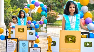 അങ്ങനെ നമ്മുടെ #GoldenPlayButton കിട്ടി മക്കളെ ഒരു അടിപൊളി #GiveAway വരുന്നുണ്ട് #GuessWhat😁