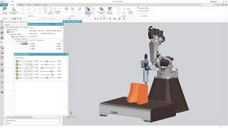 NX CAM Robotics Simulation of CEAD AM Flexbot