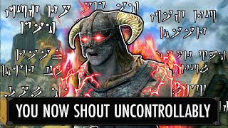 🔴 SKYRIM BUT I CAN'T STOP SHOUTING 🔴
