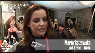 Wella - Copenhagen Fashion Week 2011 - Marta Spizewska Back stage video 7