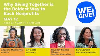 Why Giving Together is the Boldest Way to Back Nonprofits