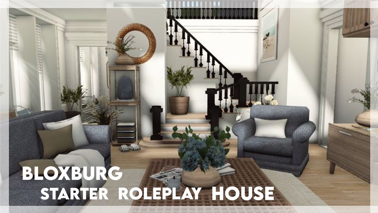 Bloxburg 40k Starter Roleplay House Bloxburg House Build Youtube