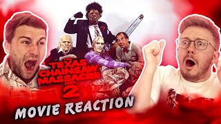 The Texas Chainsaw Massacre 2 (1986) MOVIE REACTION! FIRST TIME WATCHING!!