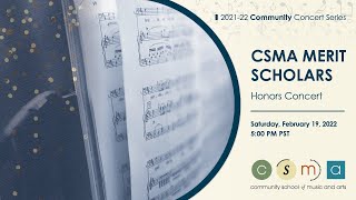 CSMA Merit Scholars – Honors Concert