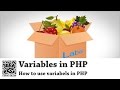 Variables in PHP