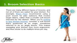 Kitchen Brooms For Cleaning Hard to Reach Dust and Dirt