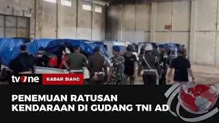 Ratusan Kendaraan di Gudang TNI AD Sidoarjo Viral di Medsos | Kabar Siang tvOne