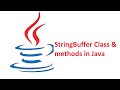 Session- 18 | StringBuffer class in Java | Methods of StringBuffer with example