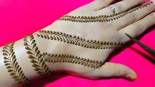 Simple arabic mehndi design | simple mehndi design | mehndi design/mehandi | mehndi