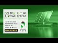 Promo video attached for Solar & Storage   Future Energy Live KSA Exhibition