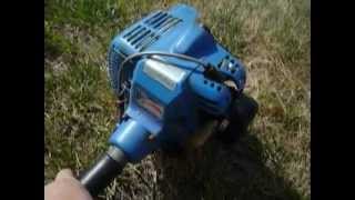 Starting and Running the Shindaiwa T261 weedeater trimmer