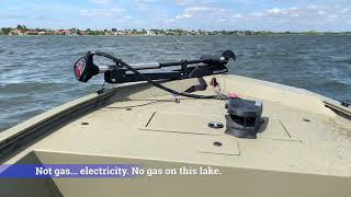 Tracker Grizzly 1448 Boat on a Windy Day