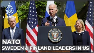 US offers ‘complete backing’ for NATO bids by Sweden and Finland