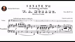 Mozart - Violin Sonata No. 29, A Major, K. 402 [van Keulen/Brautigam]