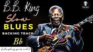 B.B. King Slow Blues backing track - Jam in Bb