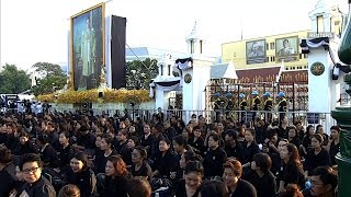 Thousands line streets to bid final farewell to Thai king