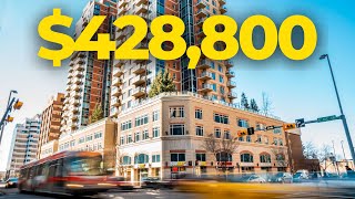 Inside a $428,800 West End DOWNTOWN CONDO - Calgary Real Estate 2022