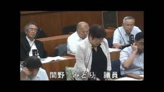 平成30年6月伊豆市議会定例会　一般質問　間野みどり