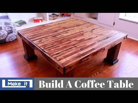 How to Build a Coffee Table with 2X4 and plywood - DIY How to Build a Coffee Table with 2X4 and plywood - DIY