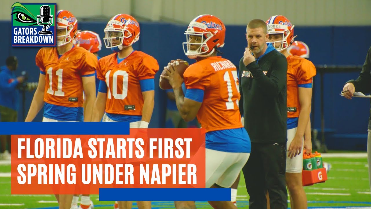 Gators Breakdown: Florida Starts First Spring Under Billy Napier - YouTube