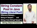 String Constant Pool in Java || String Object Creation in Java