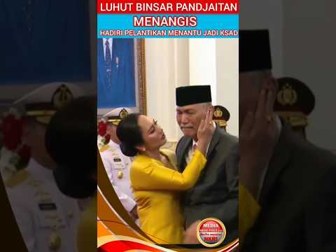 Momen Luhut Binsar Panjaitan Menangis || Hadiri Pelantikan KSAD ...