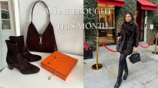 What I Bought This Month- New Bag, Shoes, Favourite Beauty Products | Hermes, Dior, Zara \u0026 more