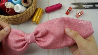 All Measurements for Cotton Bow Headband Making at Home ❤️ Sew Easy Headband for Beginners