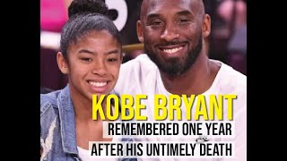 Basketball icon Kobe Bryant remembered one year after his untimely death