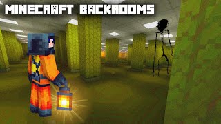 J'AI EXPLORÉ LES BACKROOMS SUR MINECRAFT !