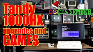 Tandy 1000HX: Upgrades and Games! #DOScember