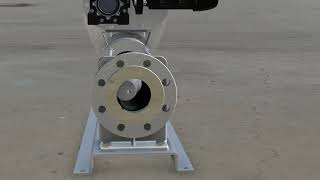 DHB Progressive Cavity Pump with Hopper, paddles and Bridge-breaker Overview