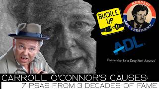 Carroll O’Connor’s Powerful PSAs: Anti-Drug Plea, Ted Kennedy Support & More! #ArchieBunker #70sTV