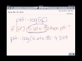 LM 11 Calculating pH from [H+]