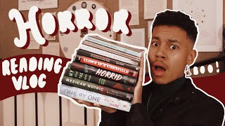 💀 HORROR READING VLOG | i read 9 books in 4 days?!