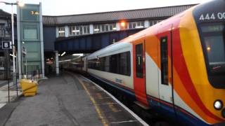 South West Trains: Class 444 001 departs Clapham Junction