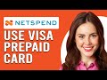 How To Use Netspend Visa Prepaid Card (How Do I Use My Netspend Prepaid Visa?)