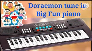 How to play Doraemon tune in Big Fun piano|| How to play Doraemon them tune|| how to play tune.