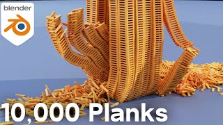10,000 Plank Tower (Blender Animation)