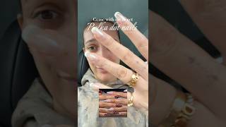 GETTING THE CUTEST POLKA DIT NAILS!! #nailart #vlog