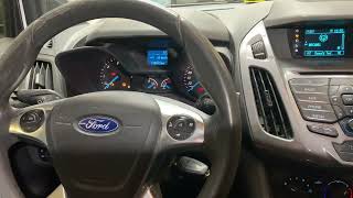 Ford Transit Connect change menu language