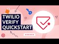 Getting started with Twilio Verify