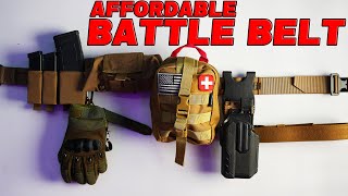 AFFORDABLE Basic BATTLE BELT Setup