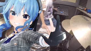 天球、彗星は夜を跨いで / 星街すいせい/ / Hoshimachi Suisei 【Drum Cover】