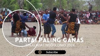 Tinju Adat Nggolonio Nagekeo Terbaru 2024 Salah Goyang UGD 5 Partai Pertama Pukul4n Sengit