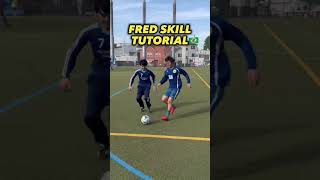 new Fred skills tutorial 🌈⚽#soccer #sepakbola #player#ronaldo#messi #skills#shorts#reels #trending🌈⚽