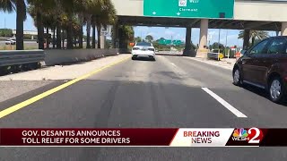 Toll relief announced for some Florida motorists