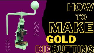 how to jewelry emboss die cutting || Gold Die Cutting सीख लो काम आयेगा 💯🔥🌟