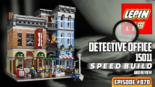 ATN #070 - LEPIN 15011 Detective Office SPEED BUILD & Review (Lego knockoff)
